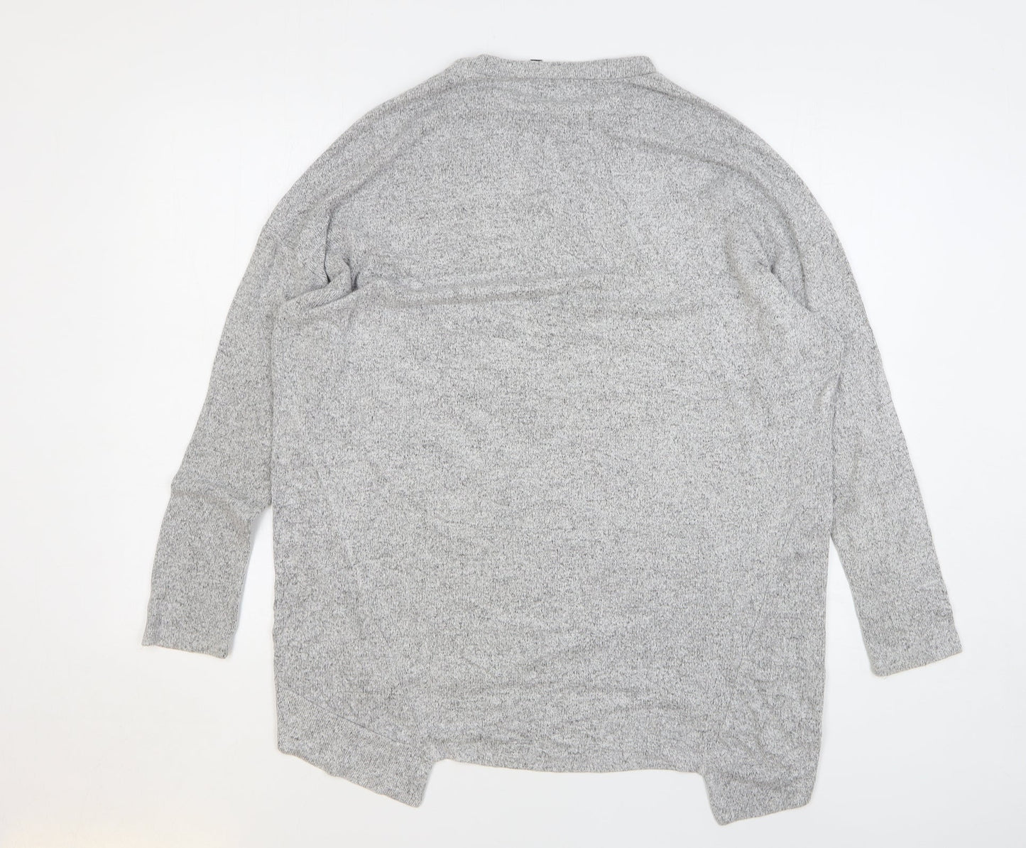 River Island Womens Grey Round Neck Polyester Pullover Jumper Size 10