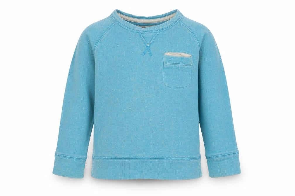 Indigo Boys Blue Cotton Pullover Sweatshirt Size 3-4 Years Pullover