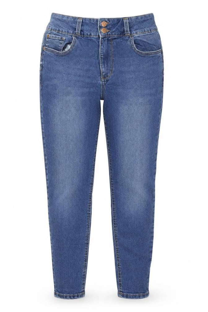New Look Womens Blue Cotton Skinny Jeans Size L L25 in Regular