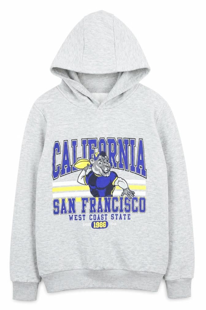 Dunnes Boys Grey Cotton Pullover Hoodie Size 10-11 Years Pullover - California