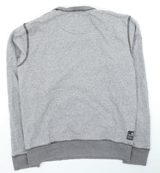CWS Mens Grey Cotton Pullover Sweatshirt Size S