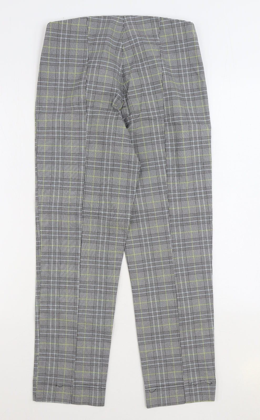 Gerard Womens Black Plaid Polyester Trousers Size 12 L27 in Regular Zip