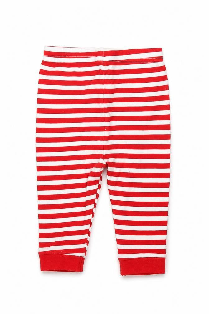 George Girls Multicoloured Striped Cotton Jogger Trousers Size 3-6 Months