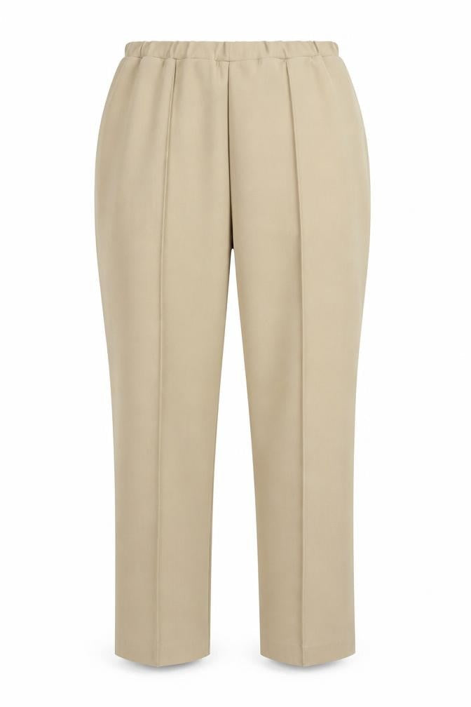 Julipa Womens Brown Polyester Trousers Size 14 L27 in Regular