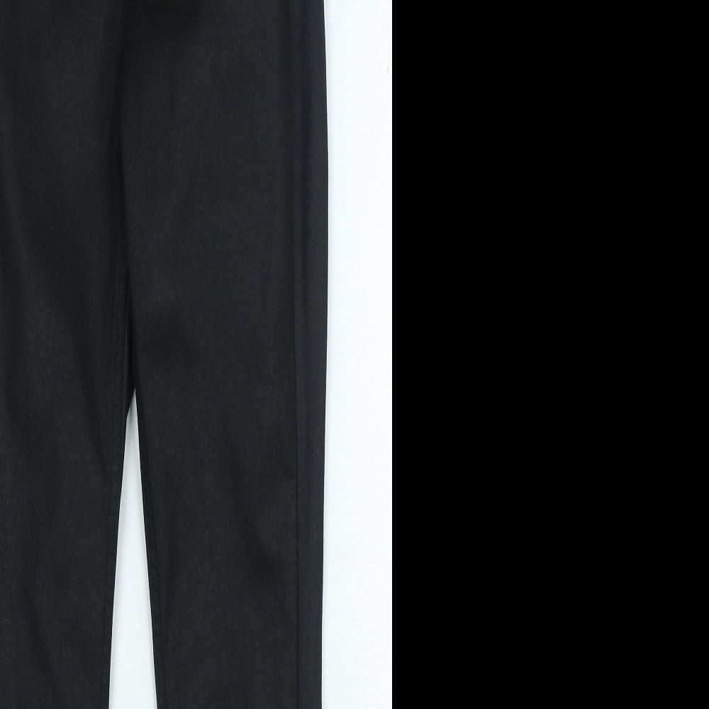 H&M Womens Black Polyester Skinny Jeans Size 8 L25 in Regular Zip