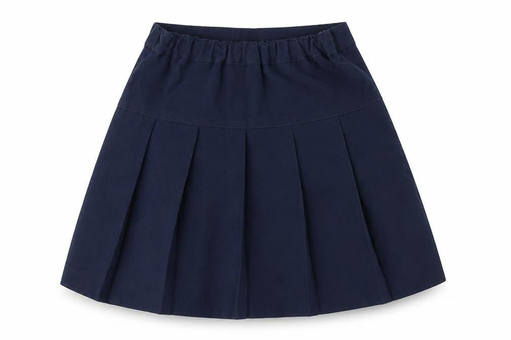 Dunnes Girls Blue Polyester Pleated Skirt Size 4-5 Years Regular