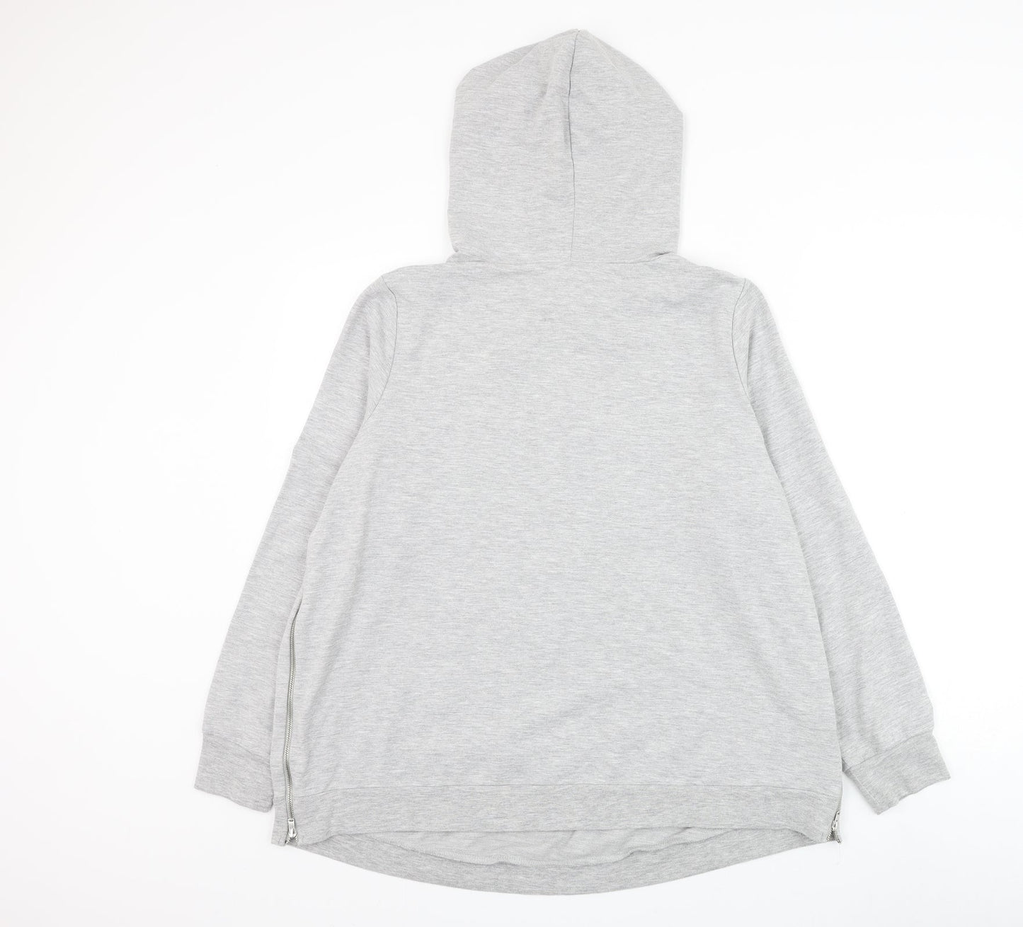 Savida Womens Grey Cotton Pullover Hoodie Size L Pullover