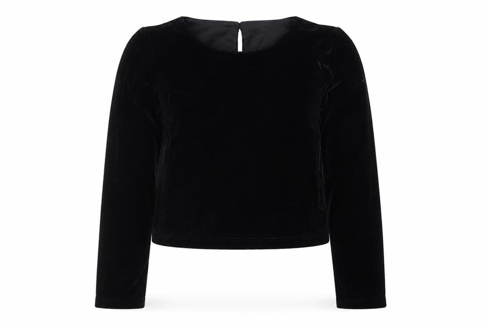 Dunnes Girls Black Polyester Basic T-Shirt Size 5-6 Years Round Neck Pullover