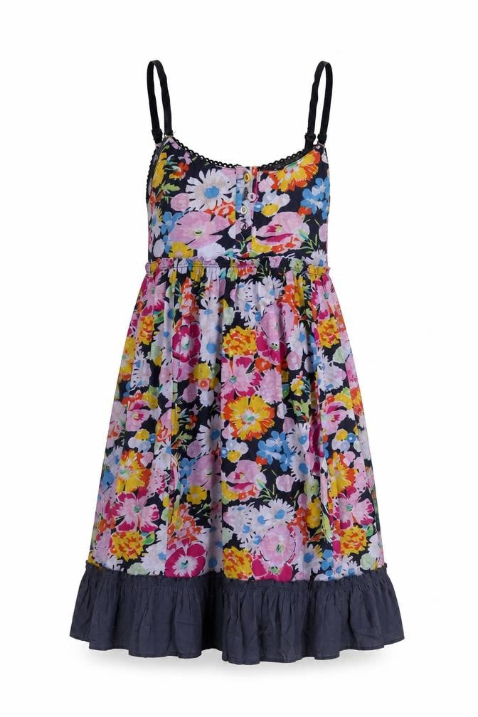 River Island Womens Multicoloured Floral Cotton Mini Size 6 Sweetheart Pullover