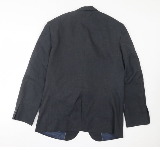 Taylor & Wright Mens Grey Polyacrylate Fibre Jacket Suit Jacket Size 40