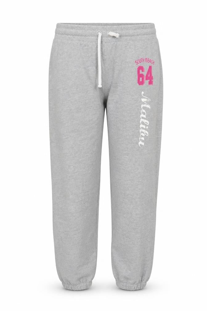 Dunnes Womens Grey Polyester Jogger Trousers Size 10 L21 in Regular Drawstring - Malibu