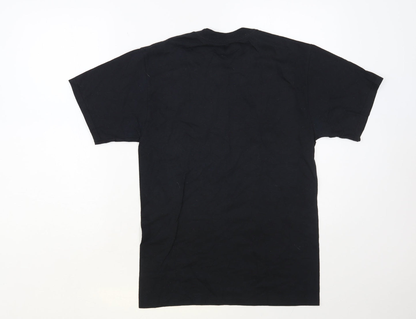 Hanes Mens Black Cotton T-Shirt Size S Crew Neck - I'm Not A Geek