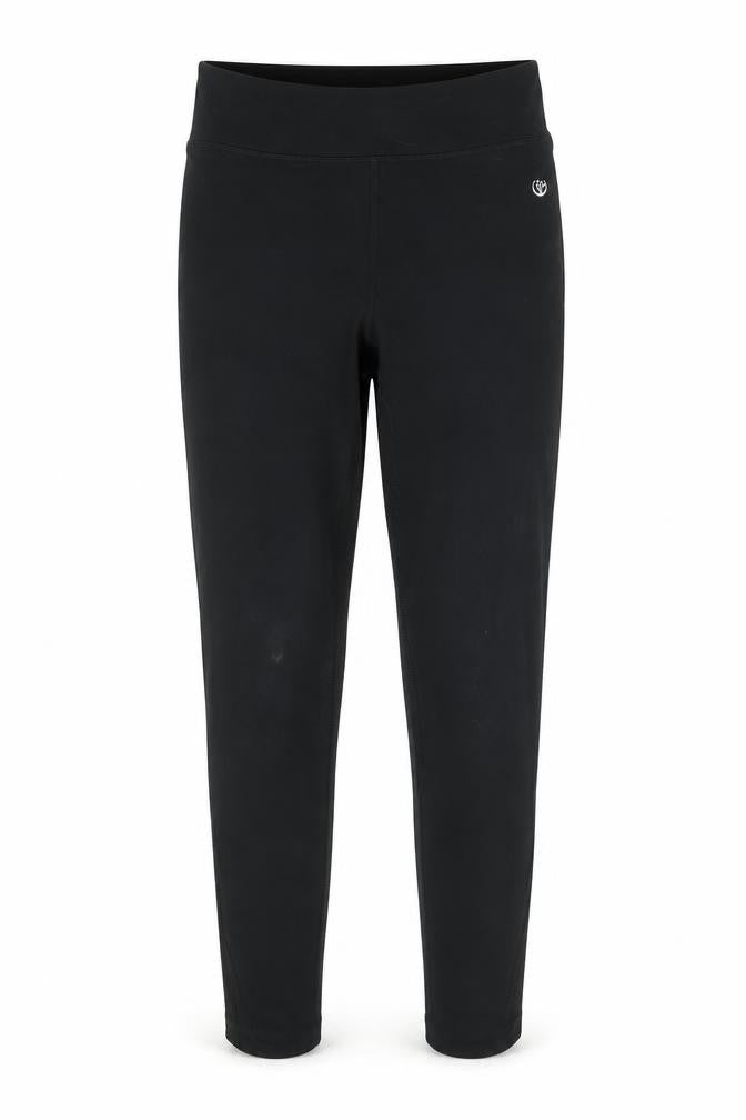 Dunnes Womens Black Polyester Compression Leggings Size XS L25 in Regular Pullover