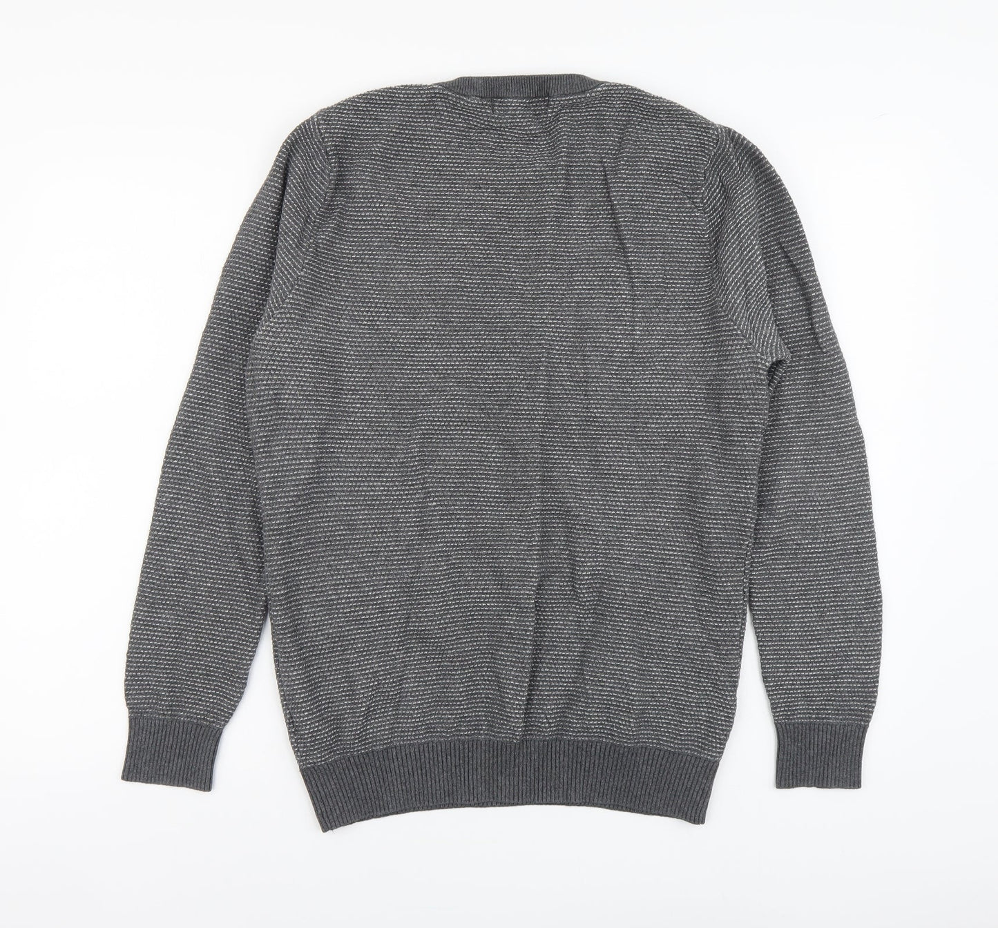 Primark Mens Grey Cotton Pullover Sweatshirt Size M