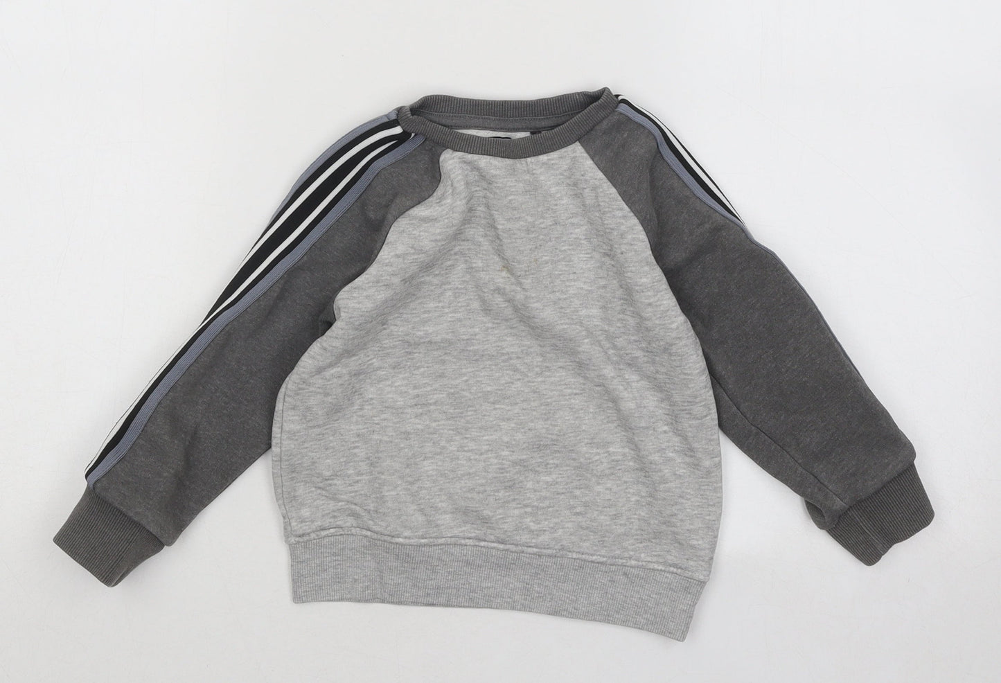 NEXT Boys Grey Cotton Pullover Sweatshirt Size 2-3 Years Pullover