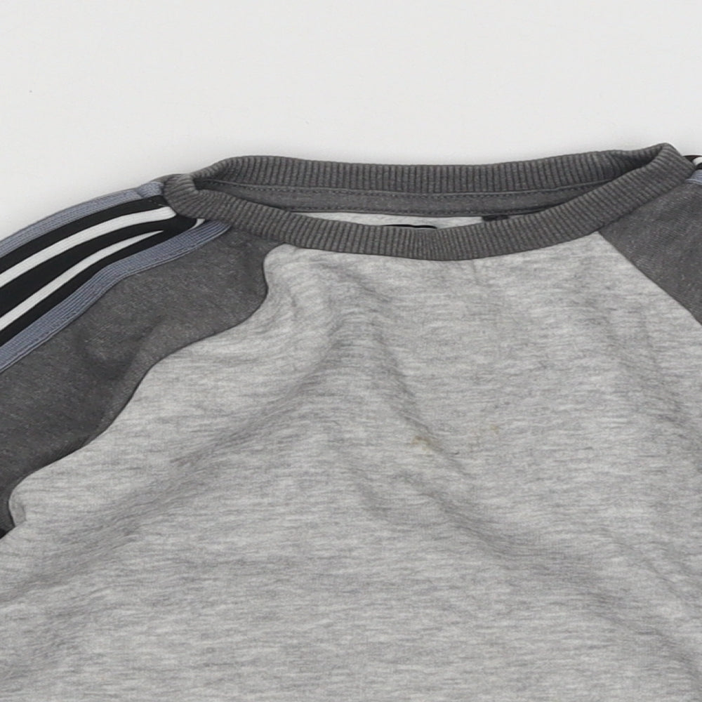 NEXT Boys Grey Cotton Pullover Sweatshirt Size 2-3 Years Pullover