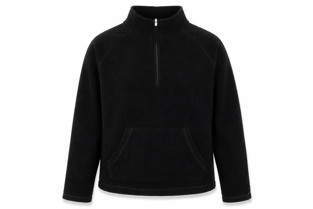 Dunnes Womens Black Polyester Pullover Sweatshirt Size 8 Zip