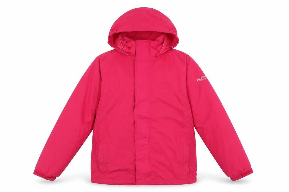 Regatta Womens Pink Rain Coat Coat Size XS Zip