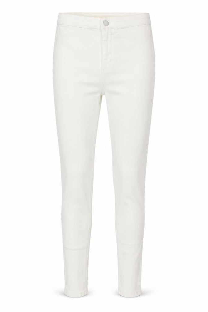 Topshop Womens White Cotton Skinny Jeans Size 6 L24 in Regular Zip