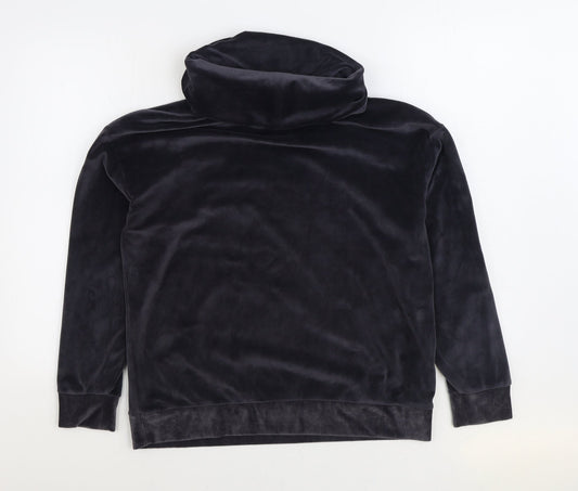 George Womens Grey Polyester Pullover Sweatshirt Size 12 Pullover