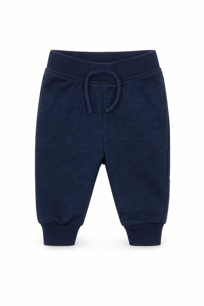 Primark Boys Blue Cotton Jogger Trousers Size 3-6 Months Drawstring