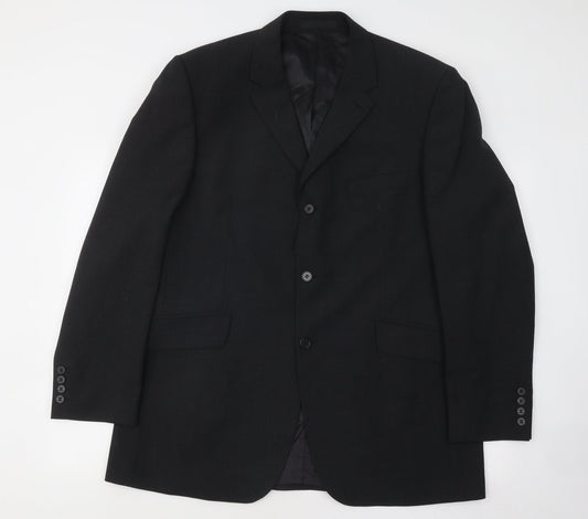 Urban Resistance Mens Black Polyester Jacket Suit Jacket Size 44