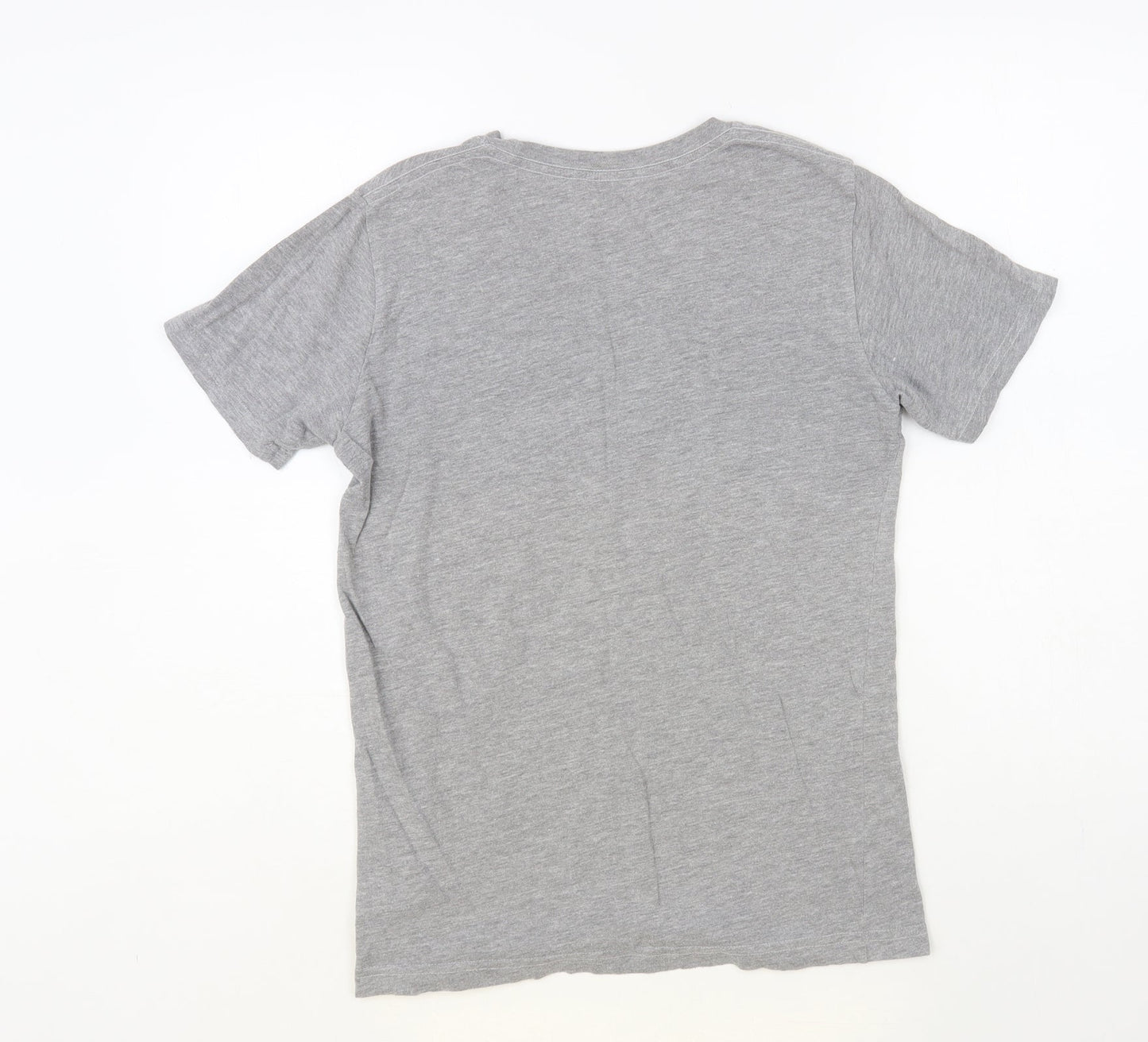 Team Apparel Womens Grey Cotton Jersey T-Shirt Size L Crew Neck - Jacksonville Jaguars