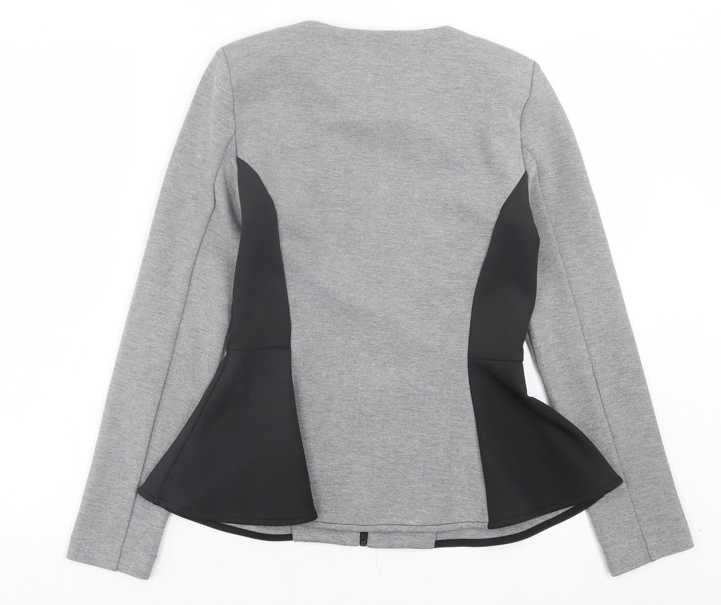 Topshop Womens Grey Jacket Size 10 Zip