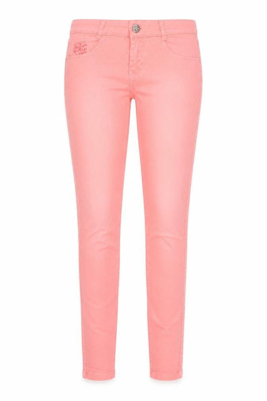 Killah Womens Pink Cotton Skinny Jeans Size 28 in L30 in Regular Button
