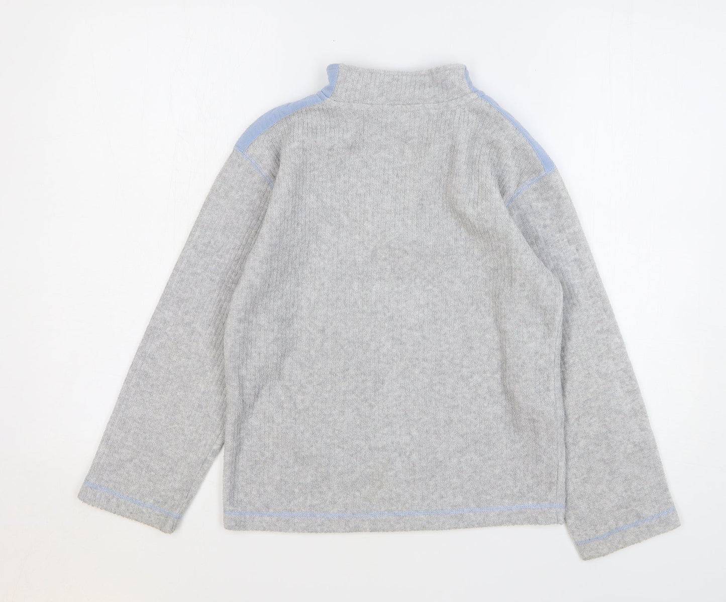 Ladybird Boys Grey Polyester Pullover Sweatshirt Size 9-10 Years Zip