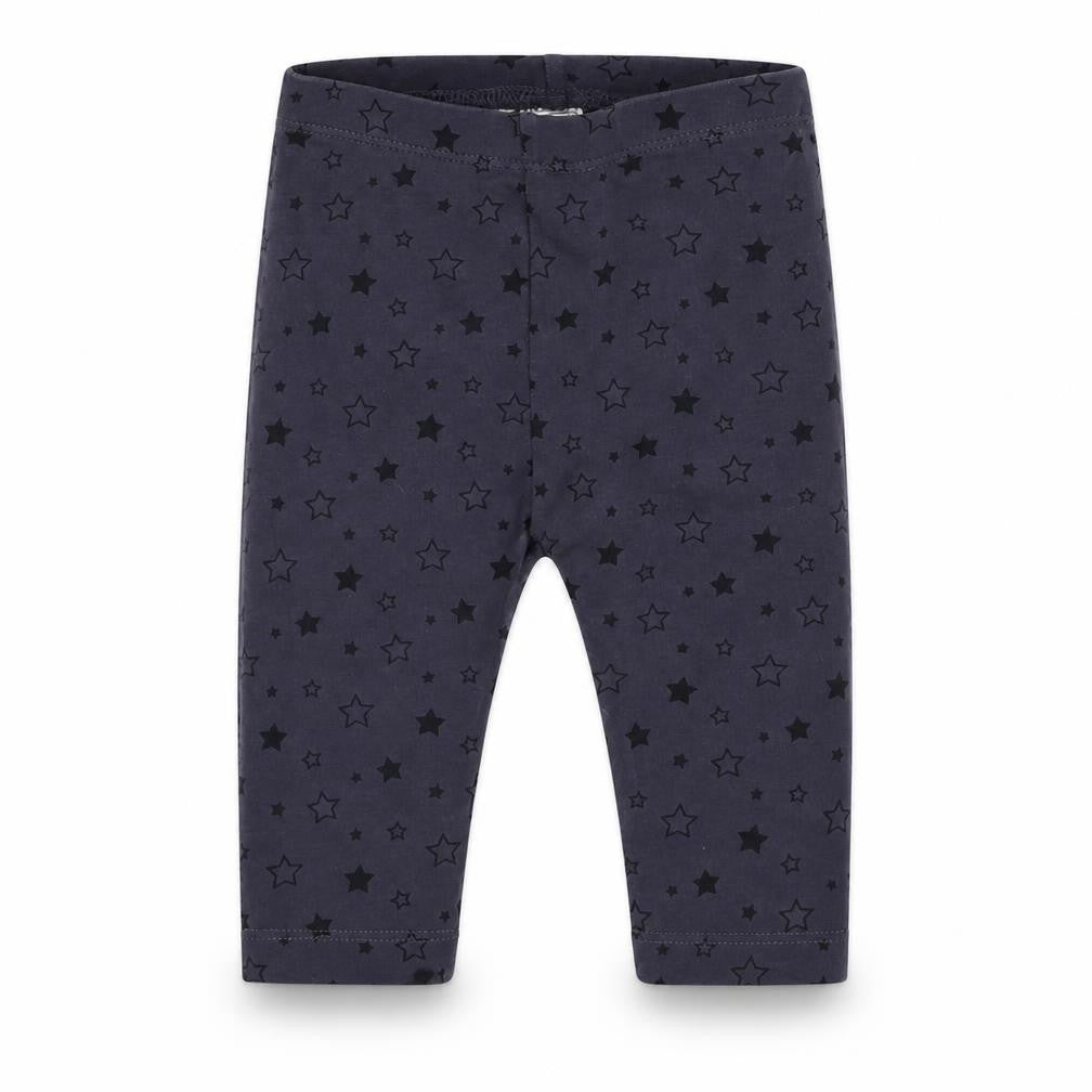 Dunnes Girls Black Geometric Cotton Jogger Trousers Size 3-6 Months Pullover - Stars Leggings