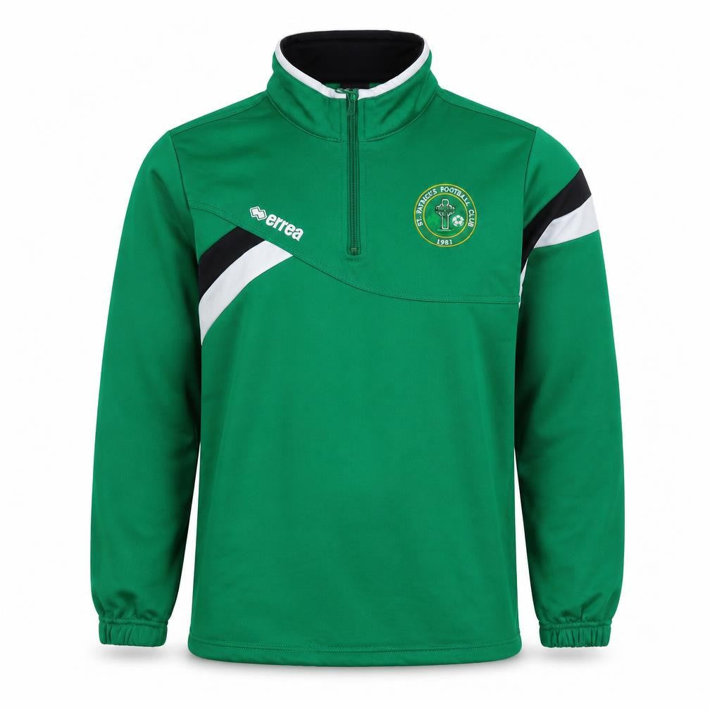 ERREA Mens Green Jacket Size XS Zip - St Patricks Football Club