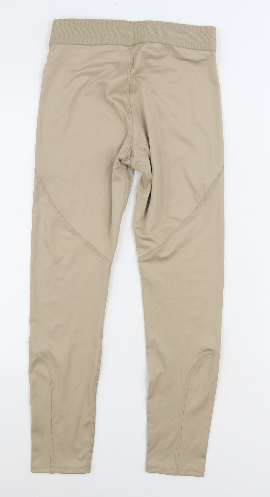 Workout Womens Beige Polyester Jogger Leggings Size S L28 in