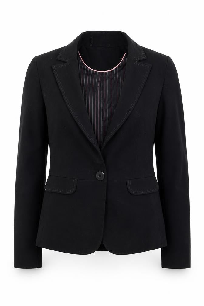 Dorothy Perkins Womens Black Jacket Blazer Size 10 Button