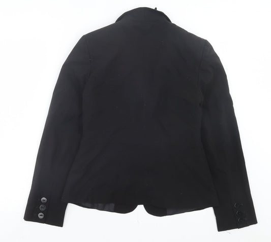 Dorothy Perkins Womens Black Jacket Blazer Size 10 Button