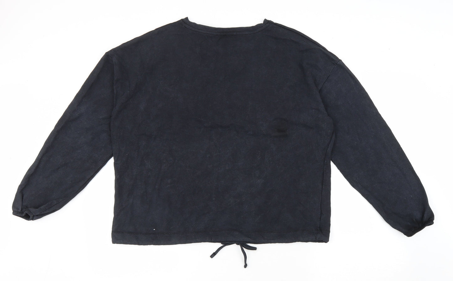 PEP & CO Womens Black Cotton Pullover Sweatshirt Size L Pullover - Miami