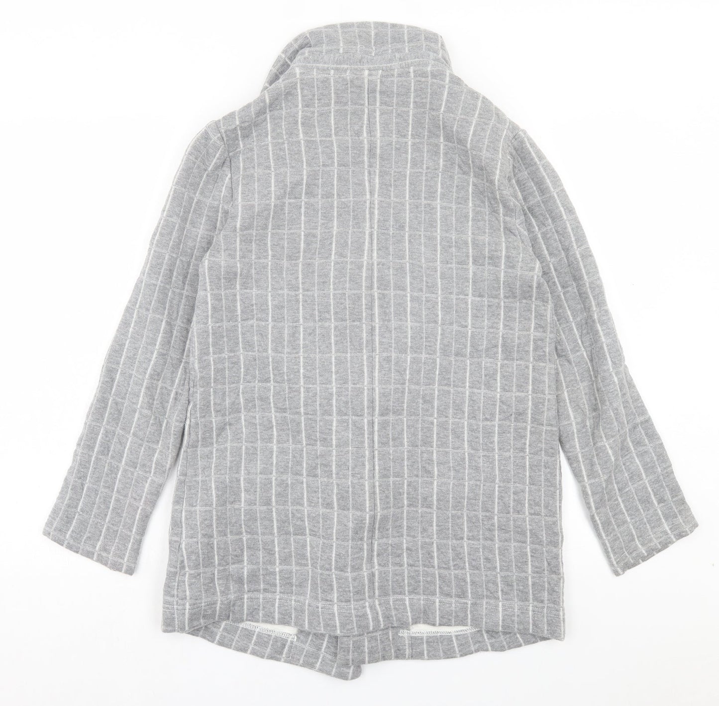 Forever & Exclusive Womens Grey Plaid Jacket Blazer Size S