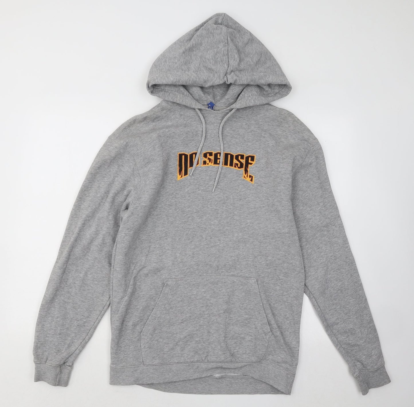 Divided by H&M Womens Grey Cotton Pullover Hoodie Size S Pullover - No Sense