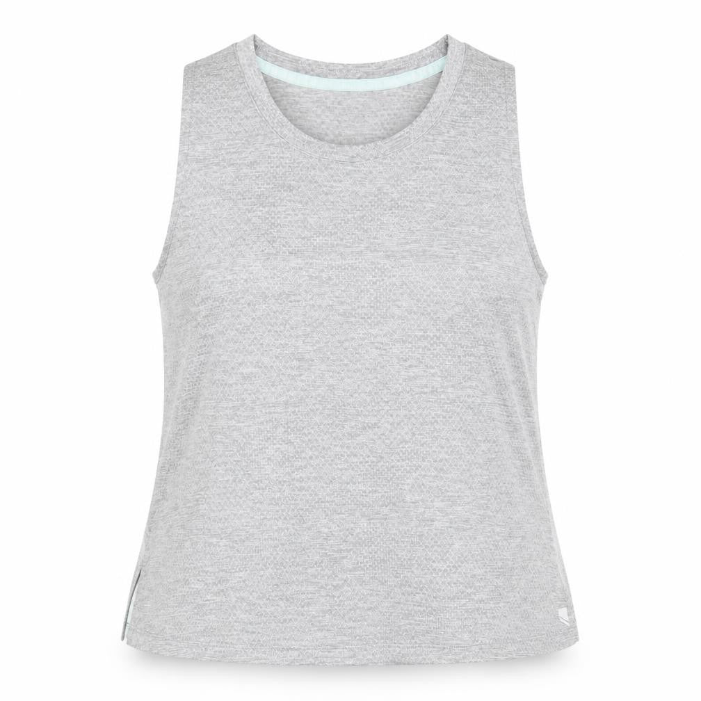 George Womens Grey Polyester Basic Tank Size S Round Neck Pullover