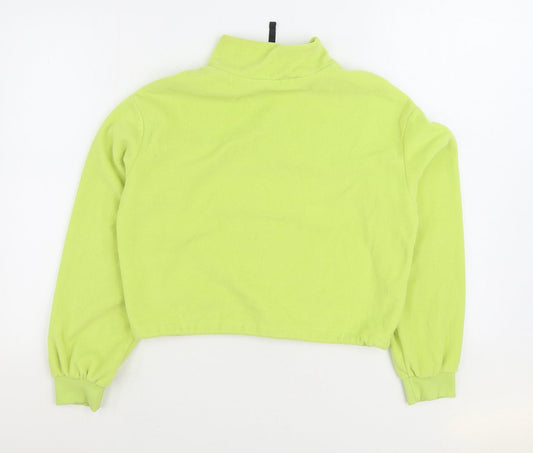H&M Womens Green Jacket Size XS Zip - Human Being