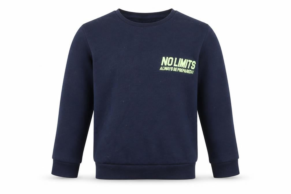 Primark Boys Blue Cotton Pullover Sweatshirt Size 7-8 Years Pullover - No Limits