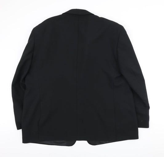 Greenwoods Classic Mens Black Polyester Jacket Suit Jacket