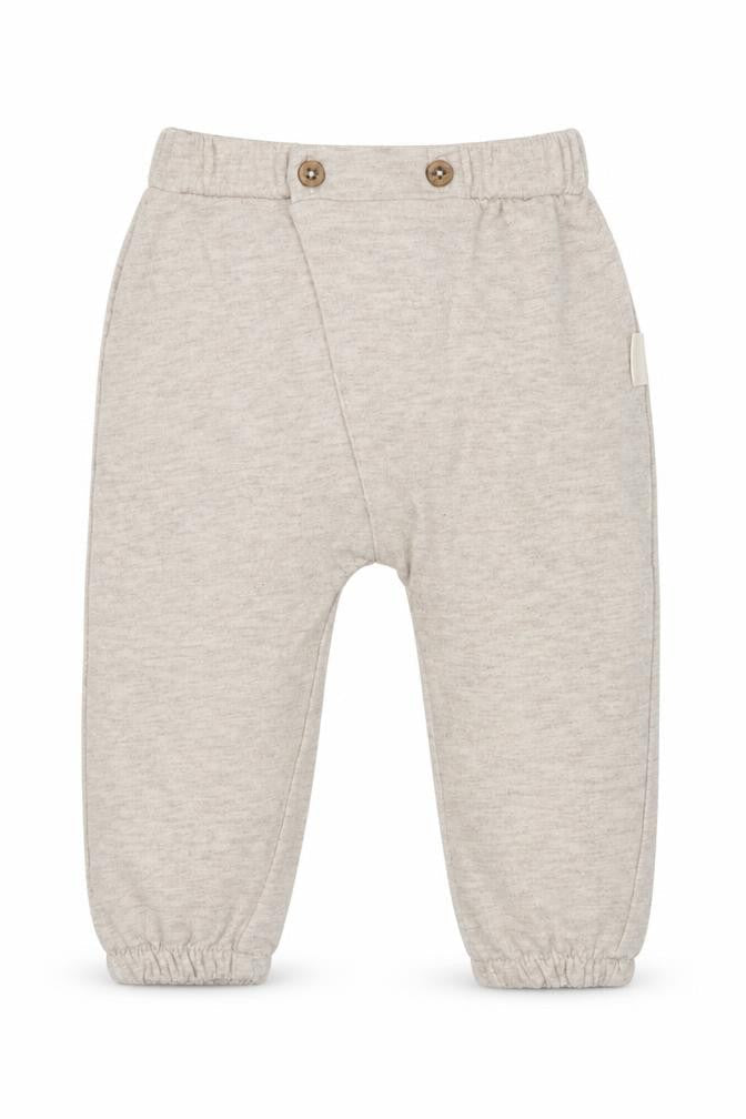 Rabbit + Bear Baby Beige 100% Cotton Jogger Trousers Size 3-6 Months