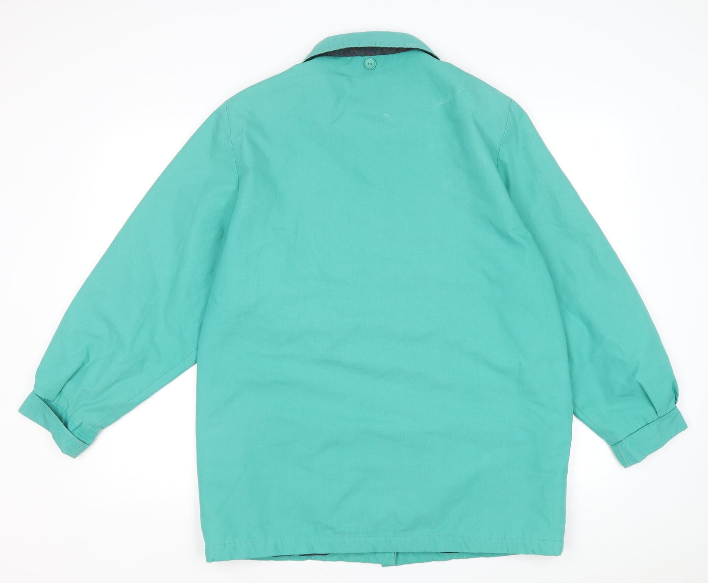 Preworn Womens Green Jacket Size M Button