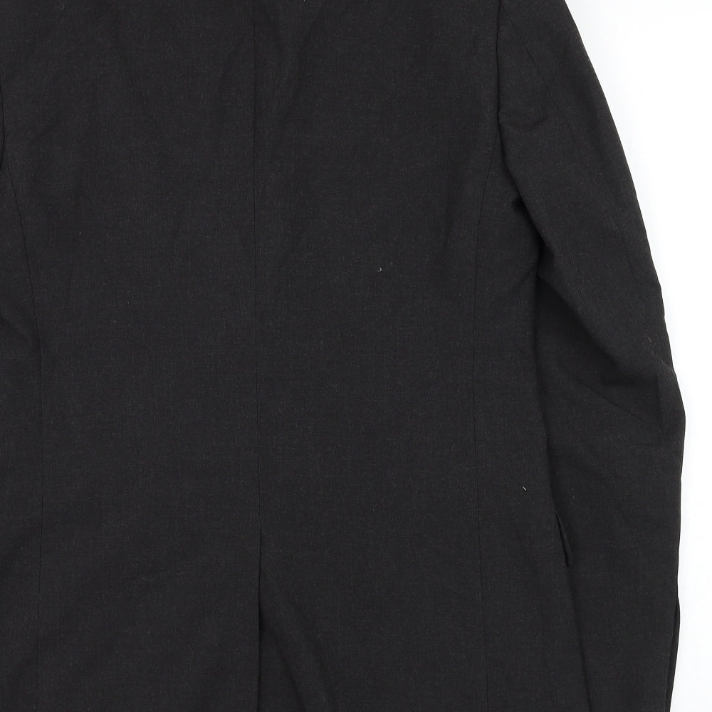 Marks and Spencer Mens Grey Polyester Jacket Suit Jacket Size 38