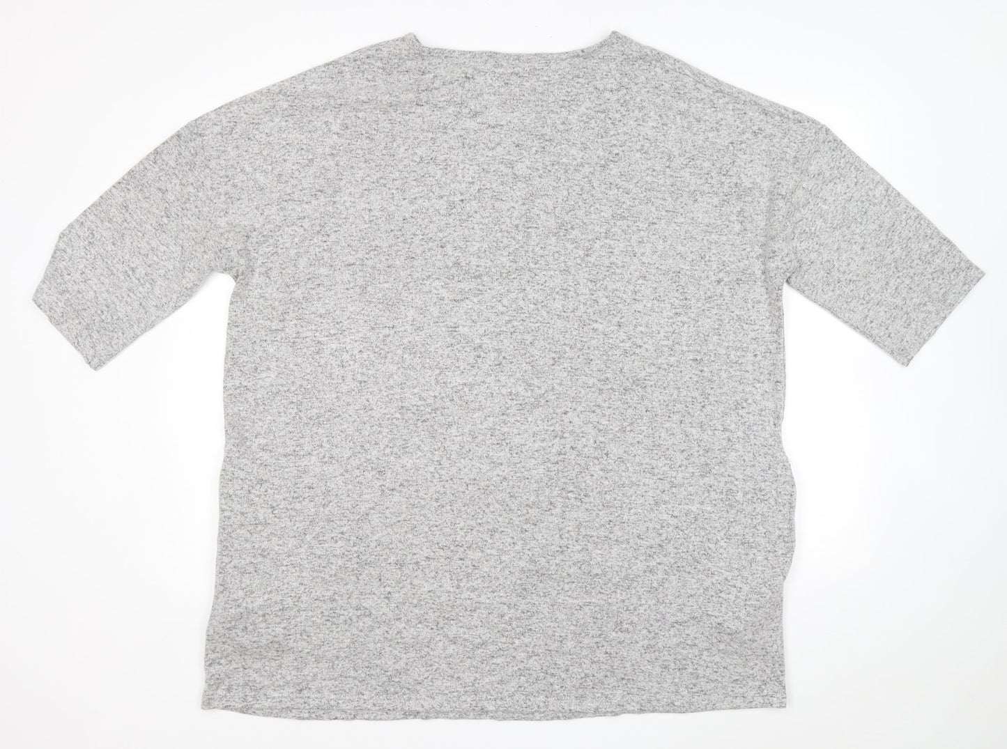 Capsule Womens Grey Boat Neck Viscose Pullover Jumper Size 20