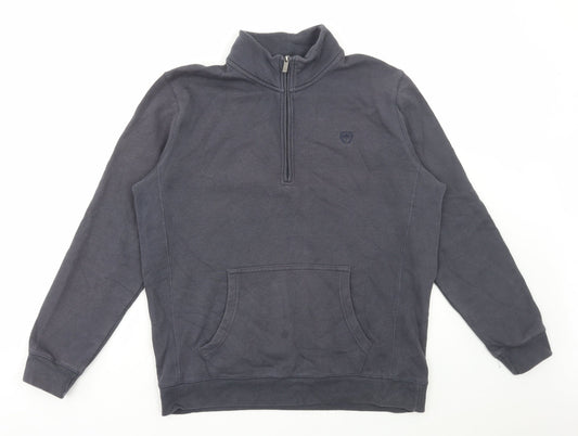 Matalan Mens Grey Cotton Pullover Sweatshirt Size L