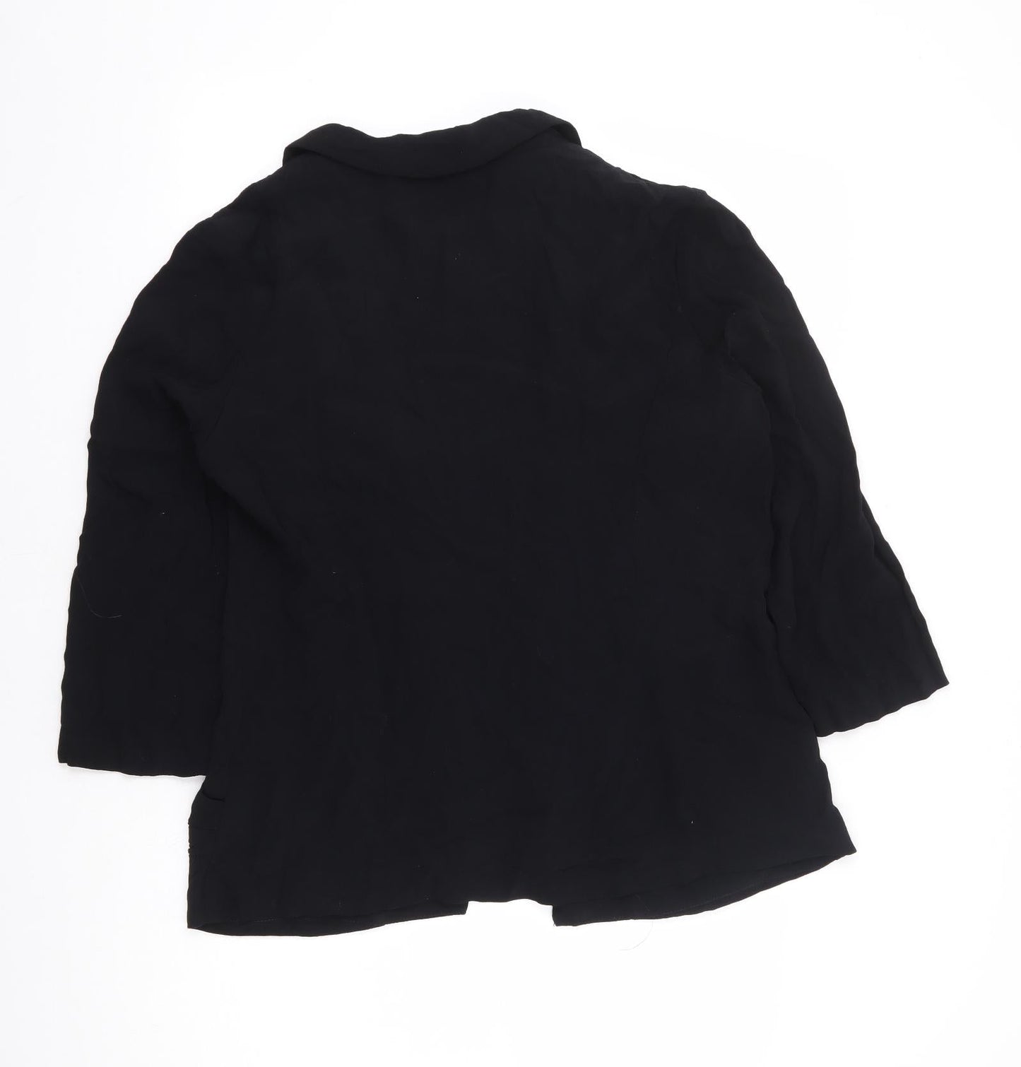 Red Herring Womens Black Jacket Blazer Size 14