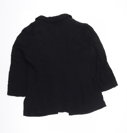 Red Herring Womens Black Jacket Blazer Size 14