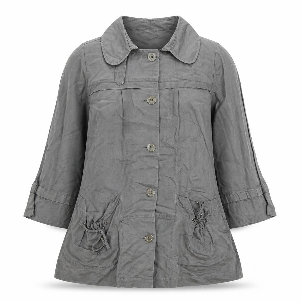 Marks & Spencer Womens Grey Jacket Size 10 Button